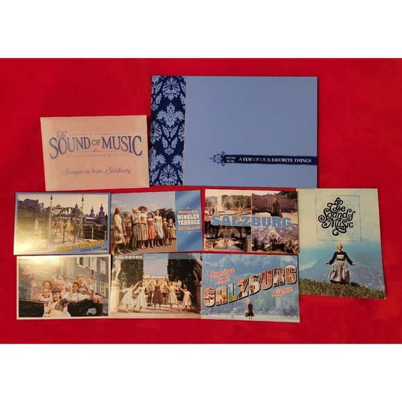 The Sound of Music Favorite Things HC Book, Postcards & Pamphlet Book 45th - Picture 1 of 11